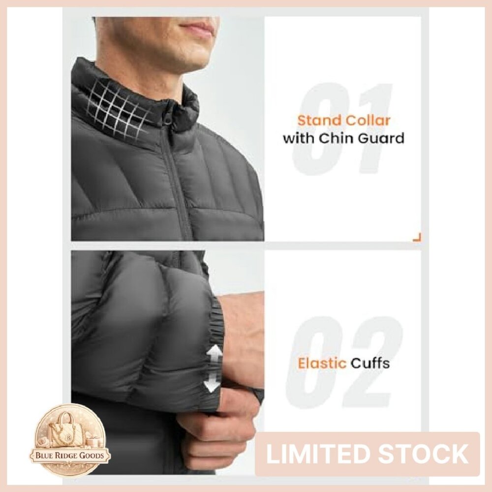 Lightweight Packable Puffer Jacket Insulated Wint… - image 6